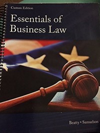 Image of ESSENTIALS OF  BUSINESS LAW