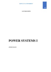Image of LECTURE NOTES  ON  POWER SYSTEM - I